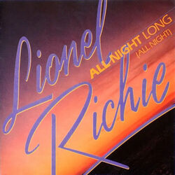 Lionel Richie All Night Long (All Night) KNOCK-OUT CENTERS Vinyl Single 7inch