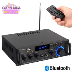 HiFi Verstärker Bluetooth 5.0 2 Kanal Digital FM-Radio USB MP3 Stereo Amplifier