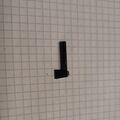 1 x Lego 3835 Axt Beil Zubehör Minifigur in schwarz 