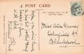 FAMILIENGESCHICHTE POSTKARTE - Miss GRUNDY - BLACKPOOL HOLMFIELD ROAD c1907