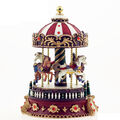 Karussell Spieluhr Weihnachtsgeschenk Kreative Kunstharz Handwerk Ornamente O4I2
