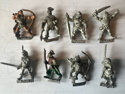 8 x Citadel BARBARIANS Spiele Workshop Warhammer Fantasy Battle 1980er Jahre