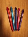 Pilot Frixion Clicker 0,7  rot blau pink schwarz violett Tintenroller radierbar