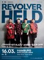 REVOLVERHELD - 2019 - Plakat - Zimmer mit Blick Tour - Poster - Hamburg