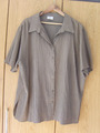    Bluse Canda 52 54  khaki kurzarm  (17S)