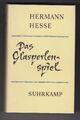 Hermann Hesse DAS GLASPERLENSPIEL, 1977, Suhrkamp, SU von Gunter Böhmer