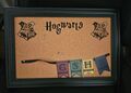 Harry Potter Pinnwand aus Kork