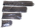 Kabelbinder Set 4 Größen 100x2,5  200x3,5  280x3,5  360x4,5 mm schwarz 400 tlg