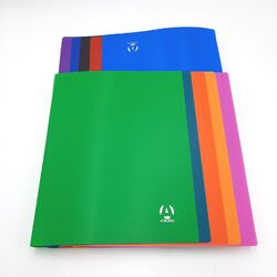ACROPAQ Ringbuch A4 Bunte Farben Schmal 2 Ringen 2 cm Rückenbreite Ordnerrolle