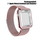Armband Apple Watch Milanaise Edelstahl Serie 2 3 4 5 6 SE 38 40 42 44 M ilanese