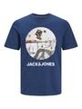 Jack & Jones Jungen T-Shirt kurzarm Gr. 128-176 JJNAVIN TEE CREW NECK JNR