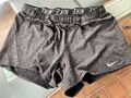 Nike Training Shorts Kurze Hose Damen Gr. XL Jogginghose Sweatpants Grau TOP