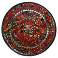 Mosaikschale Tonschale Glasschale Dekoschale Mosaik Kunst Deko rund Spiegel XL