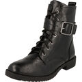 Jane Klain Damen Schuhe modische Stiefel 252-793 Black Reißverschluss NEU