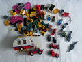 Lego Konvolut Teile Steine m. 11 Minifiguren, Hai, Schwertfisch etc.