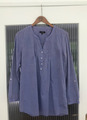 Bluse Damen Baumwolle blau Sommer Größe 40 Marke 123 Paris gebraucht 