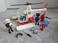 Playmobil Polizei Hubschrauber Helikopter 3144 Mit Zubehör Und Figuren Rarität
