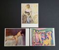 3 Erotik / Akt Künstler Postkarten / Manet, Trübner, Kirchner