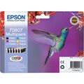 Epson Multipack 6-colours T0807 Claria Photographic Ink, Tinte