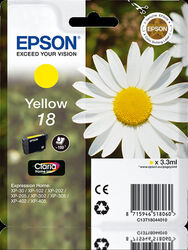 Epson 18 / T1804 / C13T18044012 / C13T18044022 Tinte gelb