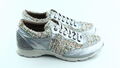 Schnürschuh Sneaker von SPM Gr. 39 Silber Damen-Schuhe Freizeitschuhe Neu