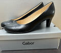 Klassischer Pumps von Gabor  Größe 6 schwarz Leder soft and smart Damenschuh top