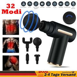 4 Köpfe Electric Massage-Gun 32-Modi Massagepistole Massager Muscle Massagegerät