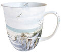 Mug 0.4 L Beach Cabin - Ambiente Becher - Fine Bone China - Höhe: 10,5 cm - Durc