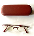 Fielmann 3-344 Titan Damen Brillengestell Halbrahmen  47mm-19 mm rotgoldfarben