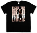 FIGHT THE DEAD FEAR THE LIVING II T-SHIRT - Rick The Walking Grimes Dead T-Shirt