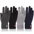 Thermo Strickhandschuhe Touchscreen Woll Handschuhe Thinsulate Gefüttert Winter