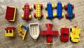 Lego Duplo Fahrzeuge, Boot, Flugzeug, Anhänger, Auto, Konvolut