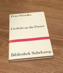 Peter Handke - Gedicht an die Dauer | Erste Auflage 1986 | Bibliothek Suhrkamp