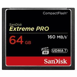 SanDisk Extreme Pro CompactFlash 64GB Speicherkarte (bis zu 160MB/s lesen)