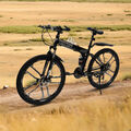 26 Zoll Mountainbike mit 21 Gang und Scheibenbremse Fahrrad MTB Unisex, Alu Bike