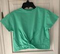 Zara Mädchen T-Shirt Gr. 140 Grün Sehr Guter Zustand