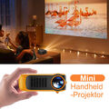 Tragbarer 1080P Projektor 1500Lm Mini LED Beamer Heimkino Multimedia HD USB HDMI