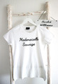 ★ DE PARIS & FIVE PARIS ★ T-Shirt S DE 36 weiss "MADEMOISELLE SAUVAGE (wild)"