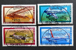 Berlin MiNr. 592-595  Ersttag Berlin  gestempelt    (AH 977)