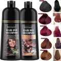 Instant Hair Colour Dye Shampoo Natural Plants Essence Coloring Permanent MOKERU