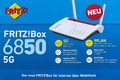 AVM FRITZ!Box 6850 5G LTE Modem Router WLAN Mobilfunk 20002928 international