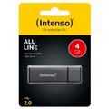 Intenso USB-Stick 2.0 Speicherstick Rainbow Business Alu Basic Mico Line 4GB-128