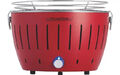 LotusGrill G-RO-280 S raucharmer Holzkohle Tischgrill 25,8 cm feuerrot B-Ware
