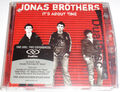 Jonas Brothers It's About Time sehr seltene CD DVD Dualdisc mit Aufklebern