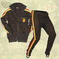 NVA TRAININGSJACKE TRAINIGSHOSE TRAININGSANZUG BRAUN DDR SPORTZEUG ASV RETRO