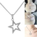 Collarbone Chain Temperament Simple Cold Wind Five-pointed Star Hollow Necklace