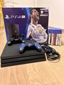 Sony PlayStation 4 Pro 1TB OVP, 2 Controller + 9 Spiele