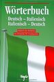 Wörterbuch Deutsch-Italienisch /Italienisch-Deutsch | Buch | Zustand sehr gut