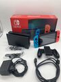 Nintendo Switch Konsole V2 Joy-Con Neon-Rot/Neon-Blau inkl. OVP und 2GB SD Card