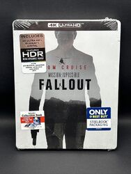 Mission Impossible Fallout - 4K UHD / Blu-Ray Limitierte Editon Steelbook Neu
